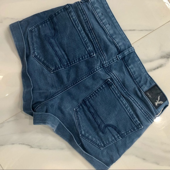 AMERICAN EAGLE HIGH RISE SHORTS - Picture 2 of 3